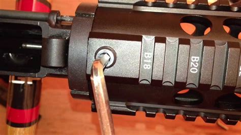 free float quad rail installation